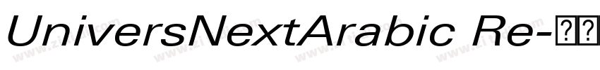 UniversNextArabic Re字体转换
